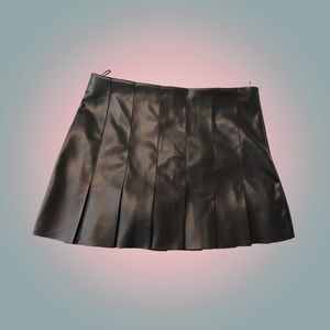 Zara micro mini pleated skirt